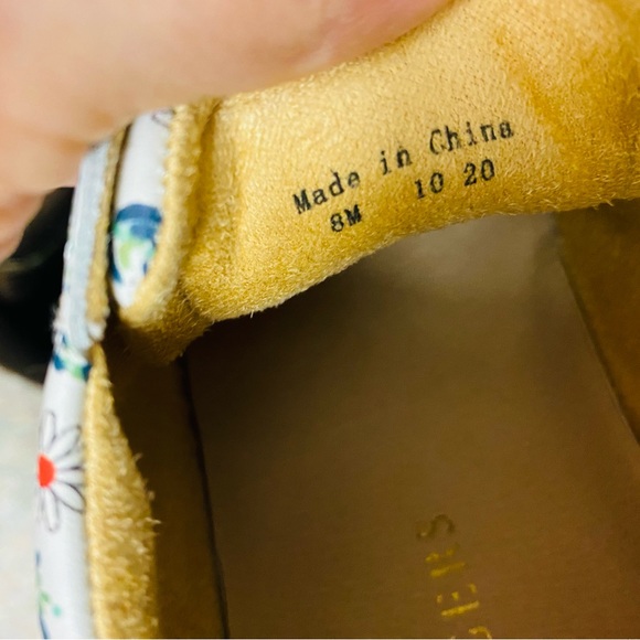 Jack Rogers Womens White Floral Rory Daisy Lace-Up Sneakers Size 8 - Picture 7 of 8